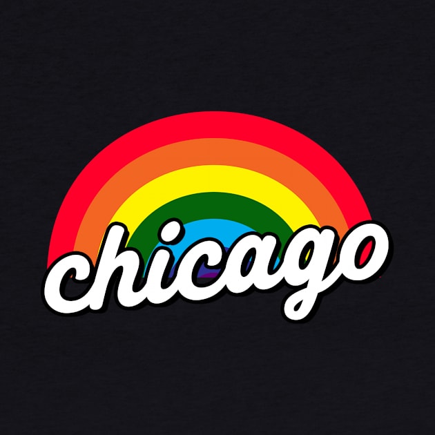 Chicago Gay Pride Rainbow by McNutt